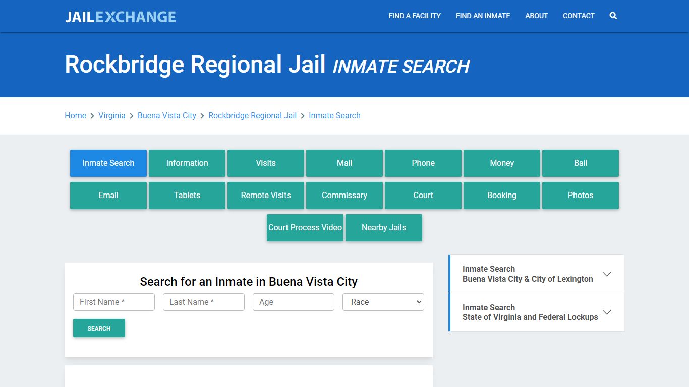 Rockbridge Regional Jail, VA Inmate Search: Roster & Mugshots